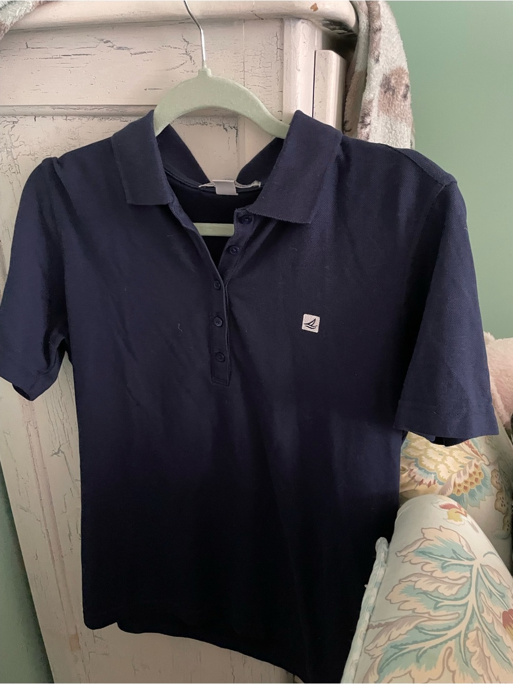Sperry Navy Polo Shirt with Small Logo by Port Authority